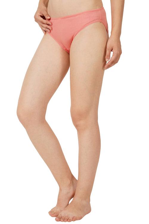 Bamboo Fabric Low Waist Underwear Pack of 2