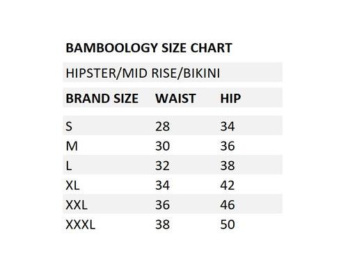 Bamboo Fabric Low Waist Underwear Pack of 2