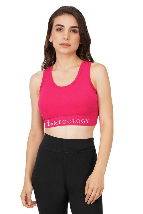 Bamboo Fabric Sports Bra | Bold |