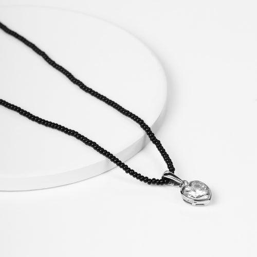 Sterling Silver Heart Mangalsutra