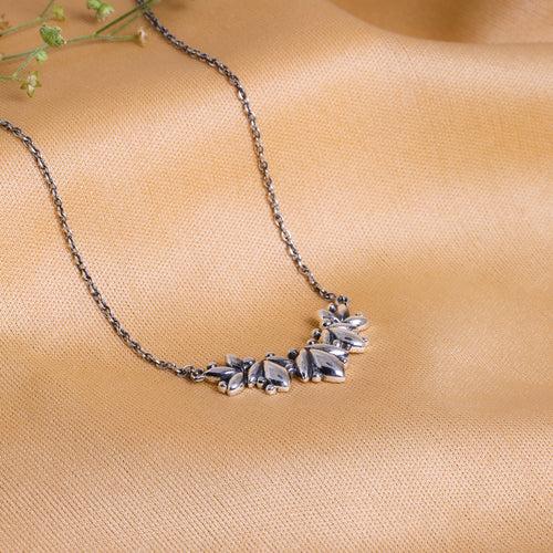 Oxidised Bloom Necklace