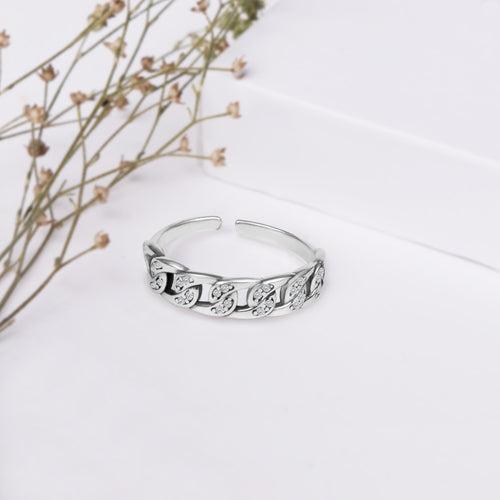 Silver Weave Ring