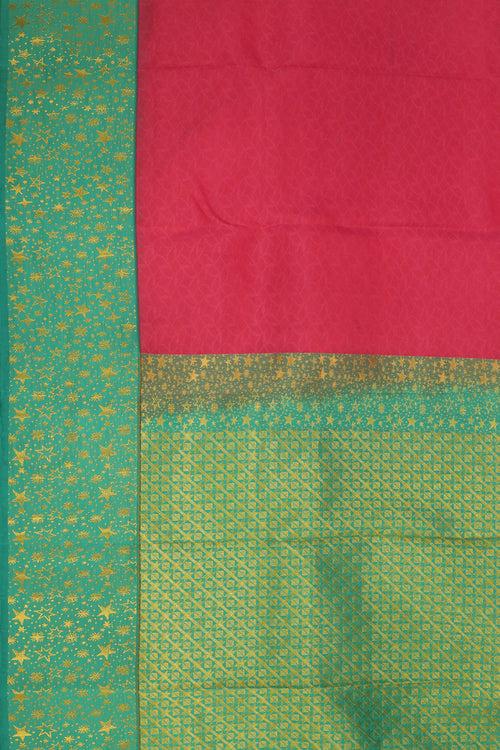 Pink Colour Silk Saree