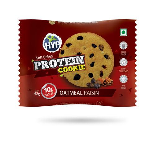 Clearance Sale -  Soft Baked Protein Cookies - Oatmeal Raisin  (Box of 6 Cookies)
