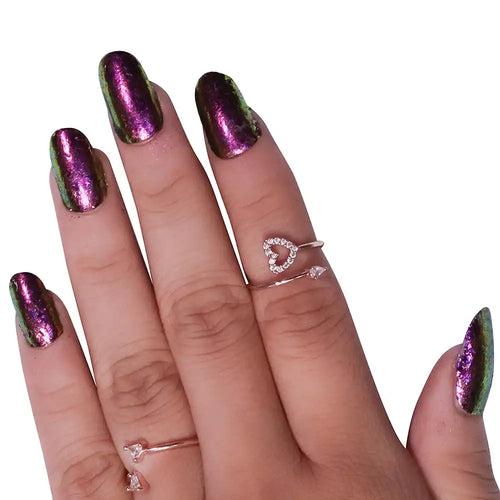 GLITTER NAILS-773 (NAIL KIT INCLUDED)