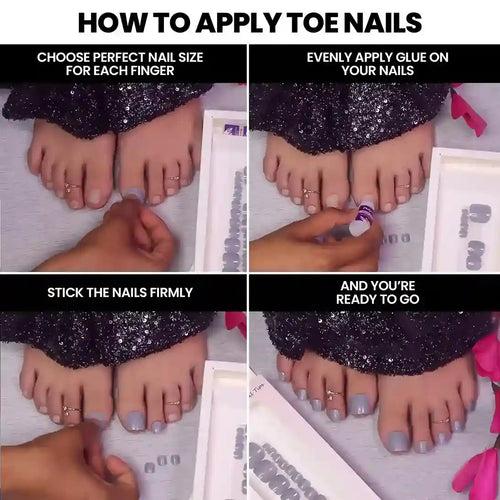 TOE NAILS 227 - (NAIL KIT INCLUDED)