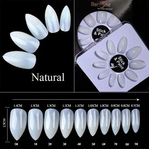 ACRYLIC NAILS -  PACK OF 1 SET CONTAIN 50 PIECES