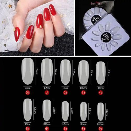 ACRYLIC NAILS -  PACK OF 1 SET CONTAIN 50 PIECES