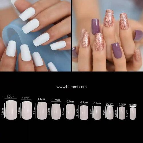 ACRYLIC NAILS -  PACK OF 1 SET CONTAIN 50 PIECES