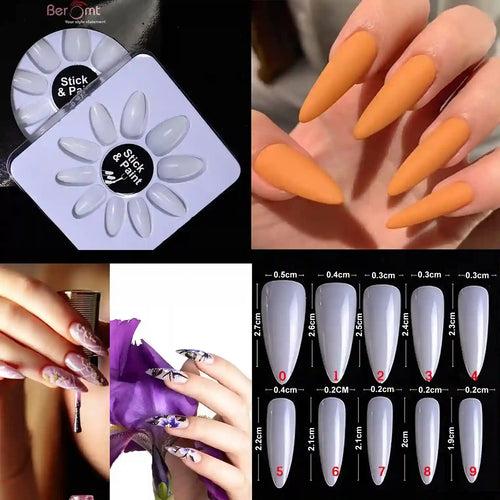 ACRYLIC NAILS -  PACK OF 1 SET CONTAIN 50 PIECES