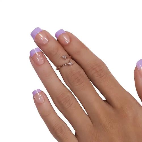 FRENCH TIPS NAILS- (Buy 1 Get 1 Free)