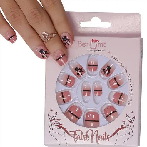 LONG SQUARE FRENCH TIPS (NAIL KIT INCLUDED)