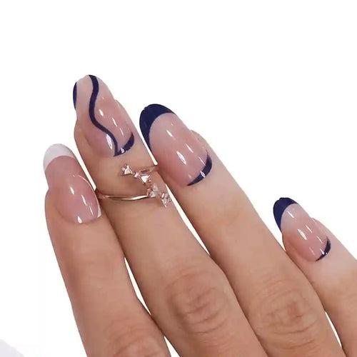 FRENCH TIPS NAILS- (Buy 1 Get 1 Free)