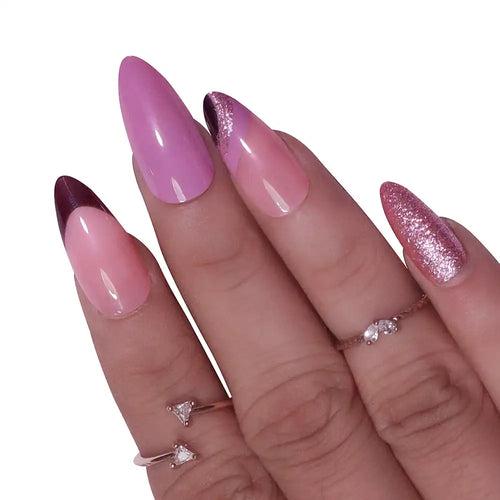 GLITTER FRENCH TIPS (NAIL KIT INCLUDED)