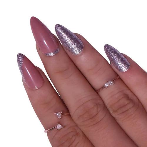 GLITTER FRENCH TIPS (NAIL KIT INCLUDED)