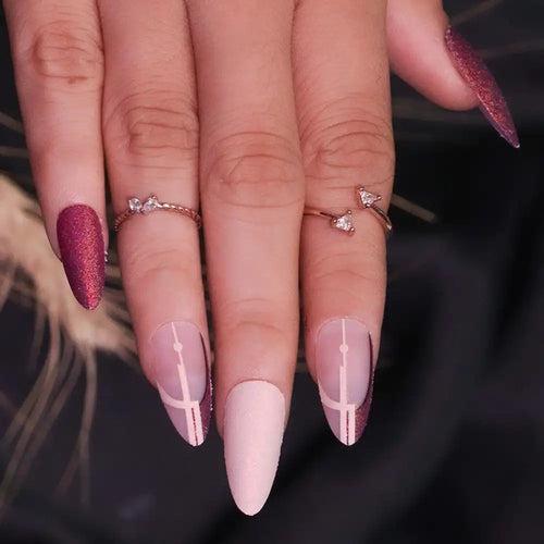 GLITTER FRENCH TIPS (NAIL KIT INCLUDED)