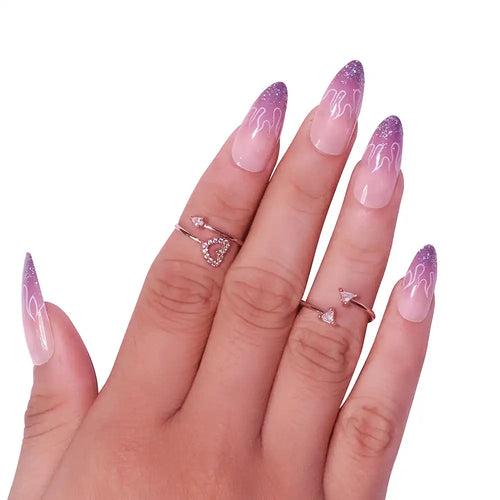 GLITTER FRENCH TIPS (NAIL KIT INCLUDED)