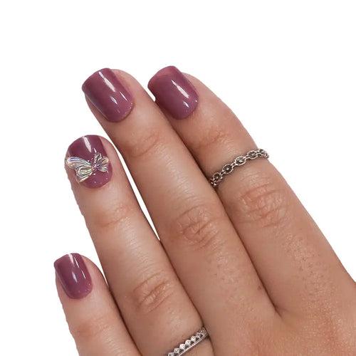 BRIDAL GLITTER NAILS-(NAIL KIT INCLUDED)