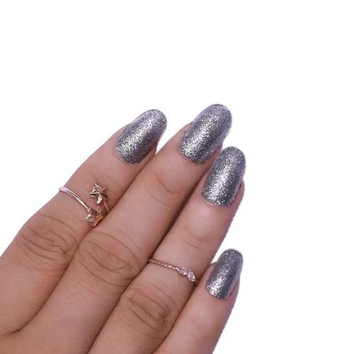 GLITTER BRIDAL NAILS (NAIL KIT INCLUDED)