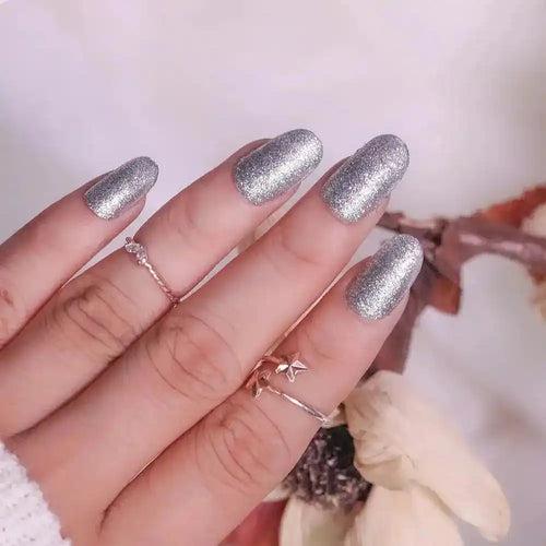 GLITTER BRIDAL NAILS (NAIL KIT INCLUDED)