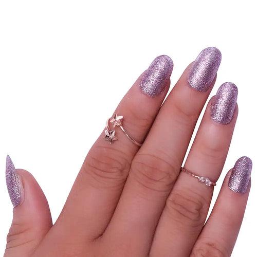 GLITTER BRIDAL NAILS (NAIL KIT INCLUDED)