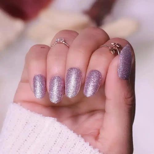 GLITTER BRIDAL NAILS (NAIL KIT INCLUDED)