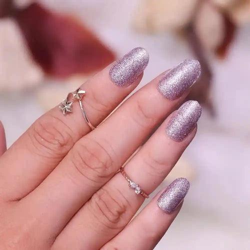 GLITTER BRIDAL NAILS (NAIL KIT INCLUDED)