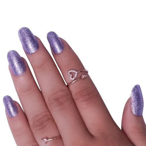 GLITTER BRIDAL NAILS (NAIL KIT INCLUDED)