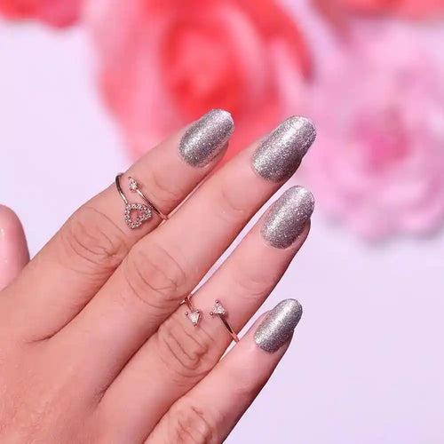 GLITTER BRIDAL NAILS (NAIL KIT INCLUDED)