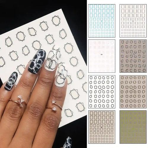 BEROMT NAIL STICKERS (Set of 3 Random Designs per Category)