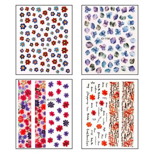 BEROMT NAIL STICKERS (Set of 3 Random Designs per Category)