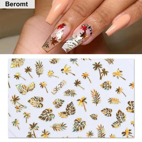 BEROMT NAIL STICKERS (Set of 3 Random Designs per Category)