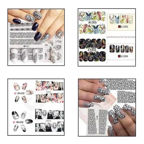 BEROMT NAIL WATER DECALS - (Any 10 Random from each Category)