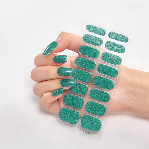 Beromt UV-Free Nail Wraps Glitter