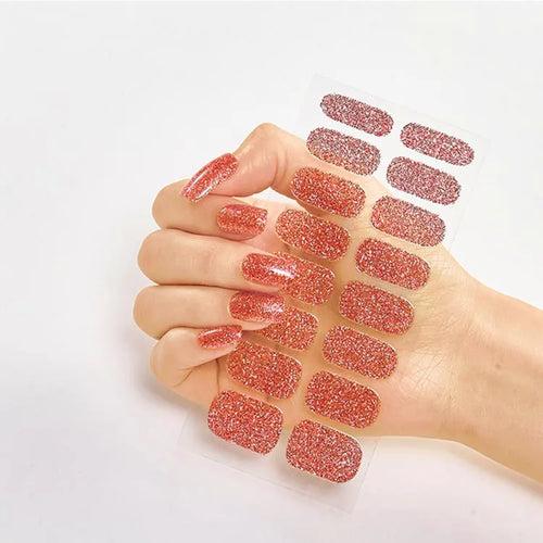 Beromt UV-Free Nail Wraps Glitter