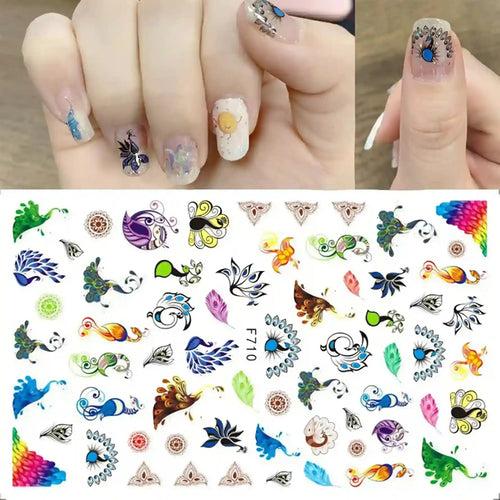 BEROMT NAIL STICKERS (Set of 3 Random Designs per Category)