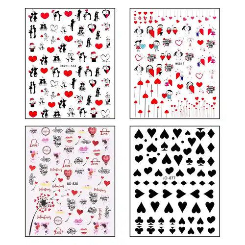 BEROMT NAIL STICKERS (Set of 3 Random Designs per Category)