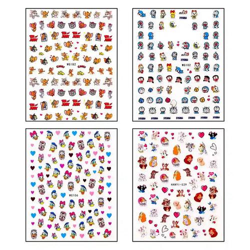 BEROMT NAIL STICKERS (Set of 3 Random Designs per Category)