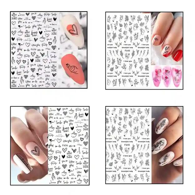 BEROMT NAIL STICKERS (Set of 3 Random Designs per Category)