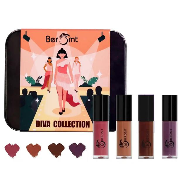 DIVA COLLECTION MINI MATTE LIPSTICK - SET OF 4