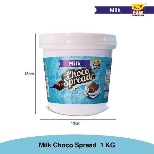 Pure Temptation® Premium Milk Chocolate Flavoured Choco Spread Jar 1 kg