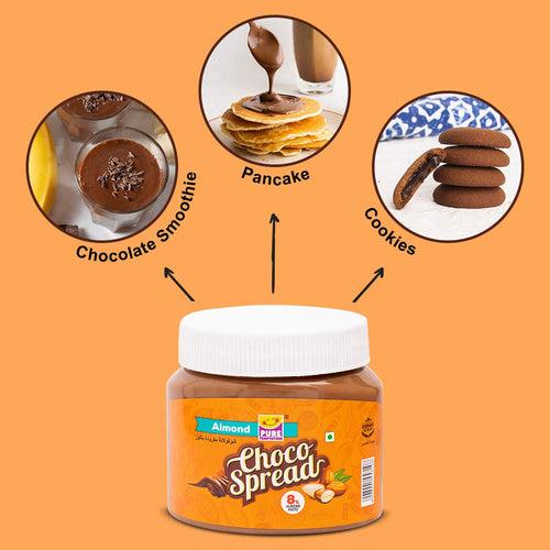 Pure Temptation® Premium Almond Flavoured Chocolate Choco Spread Jars 2x340g