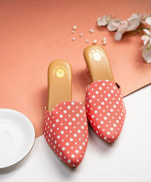 Polka Punch Heels