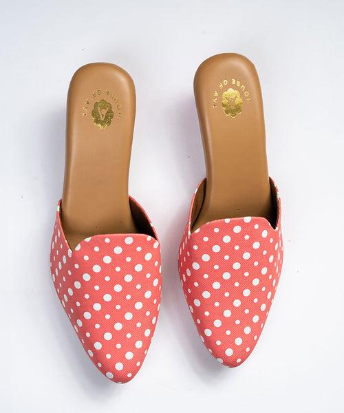 Polka Punch Heels