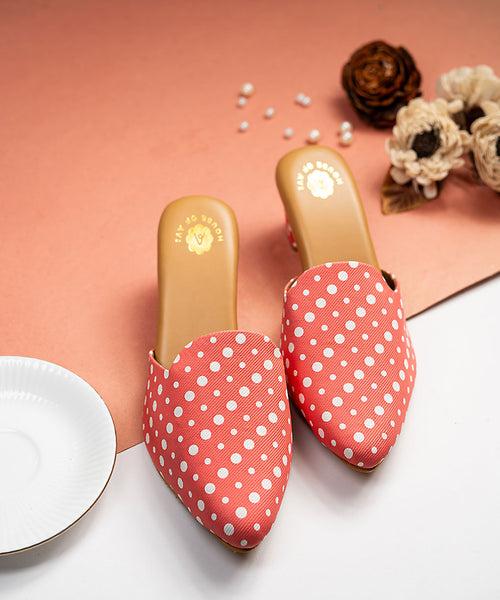 Polka Punch Heels