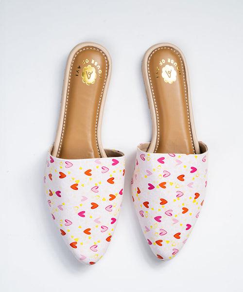 Sweetheart Flat Mules