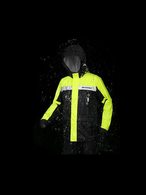 Motowolf Raincoat Yellow 0402