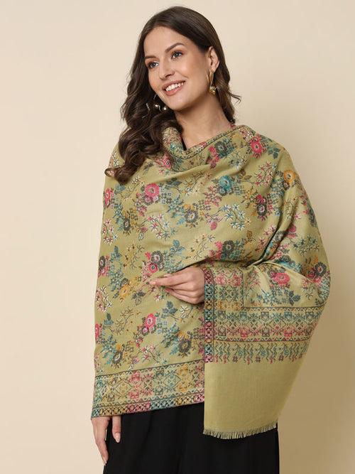 Pashmoda Women's Kaani Woven Design Stole (Size : 71X203 CM)