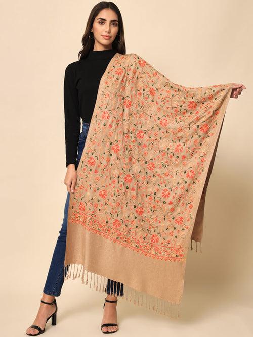 Women Embroidered Stole (Size 71X203 CM)