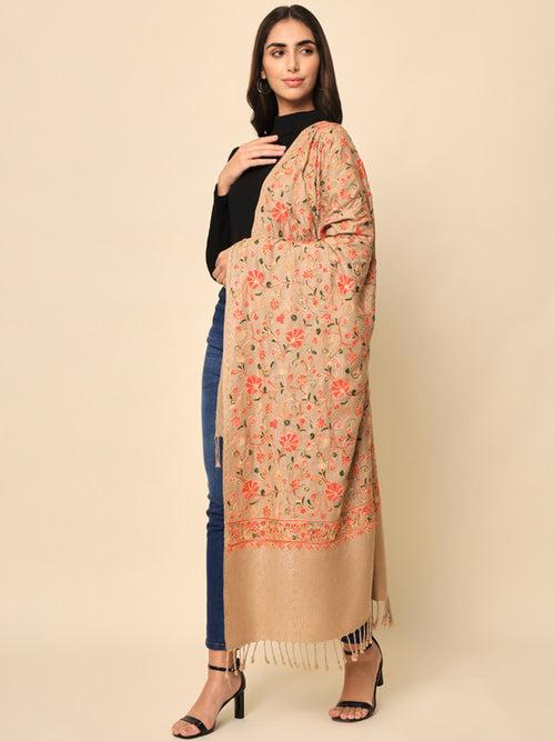 Women Embroidered Stole (Size 71X203 CM)